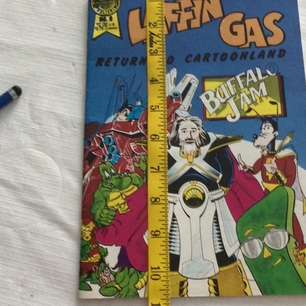 Comic Book Laffin Gas year 1987 by Black Thorn